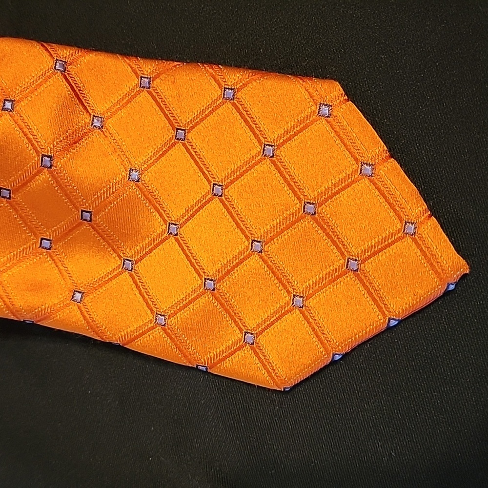 Men's NAUTICA Orange Silk Neck Tie office